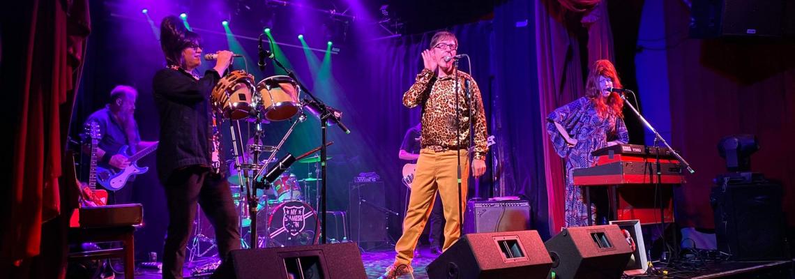 The Wanna Be-52s on stage at the Star Theater