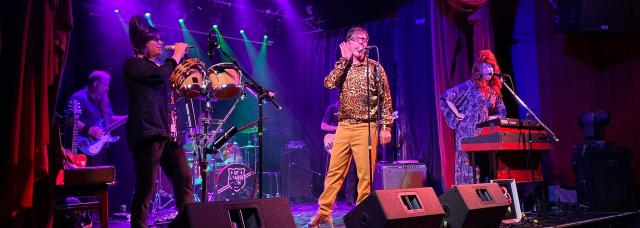The Wanna Be-52s on stage at the Star Theater